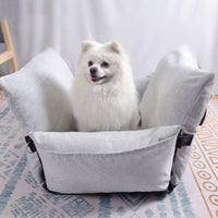 HKM-018451 Dog Car Nest Co-pilot Removable And Washable Pet Car Artifact