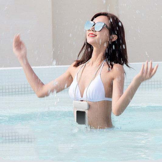 HKM-018451 Universal Waterproof Bag with Sliding Cover for Mobile Phones - Ideal for Swimming and Diving