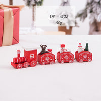 HKM-018515 Christmas Wooden Calendar Scene Decoration Toy - Single Pack