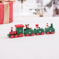 HKM-018515 Christmas Wooden Calendar Scene Decoration Toy - Single Pack