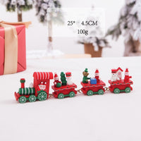 HKM-018515 Christmas Wooden Calendar Scene Decoration Toy - Single Pack