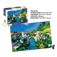 HKM-018643 300-Piece Educational Jigsaw Puzzle for Kids and Adults – Cartoon Design, 37x25cm, Ideal for Ages 8+