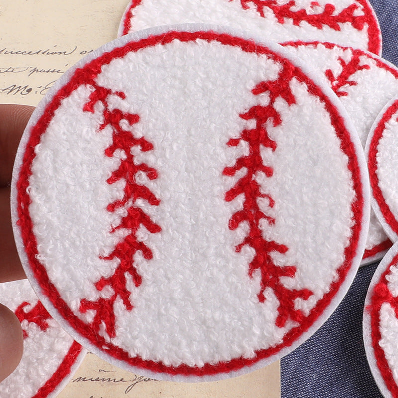 HKM-018835 Towel Embroidery Circular Cloth Label for Crafting and Home Decor