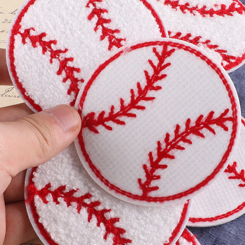 HKM-018835 Towel Embroidery Circular Cloth Label for Crafting and Home Decor