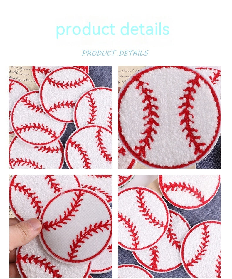 HKM-018835 Towel Embroidery Circular Cloth Label for Crafting and Home Decor