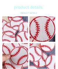 HKM-018835 Towel Embroidery Circular Cloth Label for Crafting and Home Decor