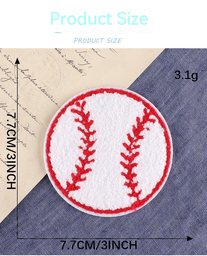 HKM-018835 Towel Embroidery Circular Cloth Label for Crafting and Home Decor