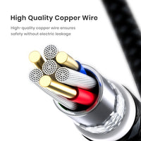 HKM-018963 PD100W Type-C Fast Charging Data Cable - Male to Male, 1m Length, Compatible with Type-C Devices