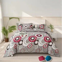 HKM-019219 Elegant 3-Piece Queen Quilt Set for Stylish Bedroom Decor
