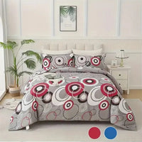 HKM-019219 Elegant 3-Piece Queen Quilt Set for Stylish Bedroom Decor