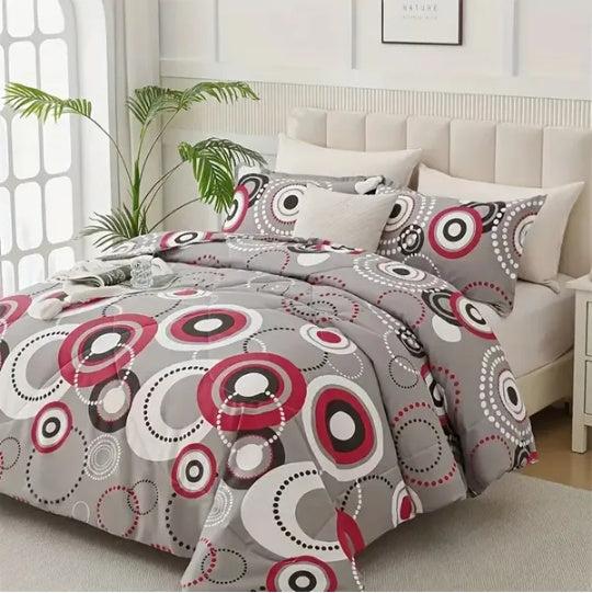 HKM-019219 Elegant 3-Piece Queen Quilt Set for Stylish Bedroom Decor