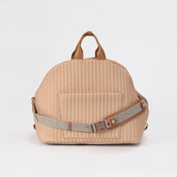 HKM-019347 Spacious Soft-Sided Pet Carrier Bag with Stripes in Gray Green, Pink, or Beige