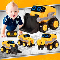HKM-019475 Remote Control Engineering Stunt Car - 2.4G 6-Channel RC Truck for Indoor and Outdoor Fun, Ages 5 and Up