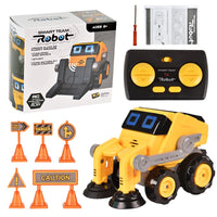 HKM-019475 Remote Control Engineering Stunt Car - 2.4G 6-Channel RC Truck for Indoor and Outdoor Fun, Ages 5 and Up