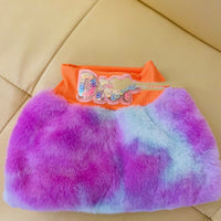 HKM-019475 Warm Thickened Velvet Dog Winter Clothing in Orange - Available Sizes XS to XXL