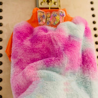 HKM-019475 Warm Thickened Velvet Dog Winter Clothing in Orange - Available Sizes XS to XXL