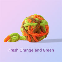 HKM-019667 Pet Silent Cat Toy, Wool Ball, Cat Toy Ball, Plush, Boring, Durable, Teeth Grinding, Playing With Little Cats, Chewing, Cat Toy Stick