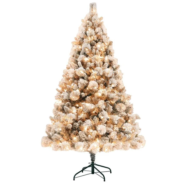 KTX-019667 Pre-Lit Artificial Christmas Tree, 6.5 ft Customizable Size for Personalized Holiday Decor, Model D0100HAYFNAD0102HQNY7U