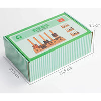 HKM-019795 Montessori Wooden Math Abacus Number Blocks for Early Preschool Learning, Age 3+