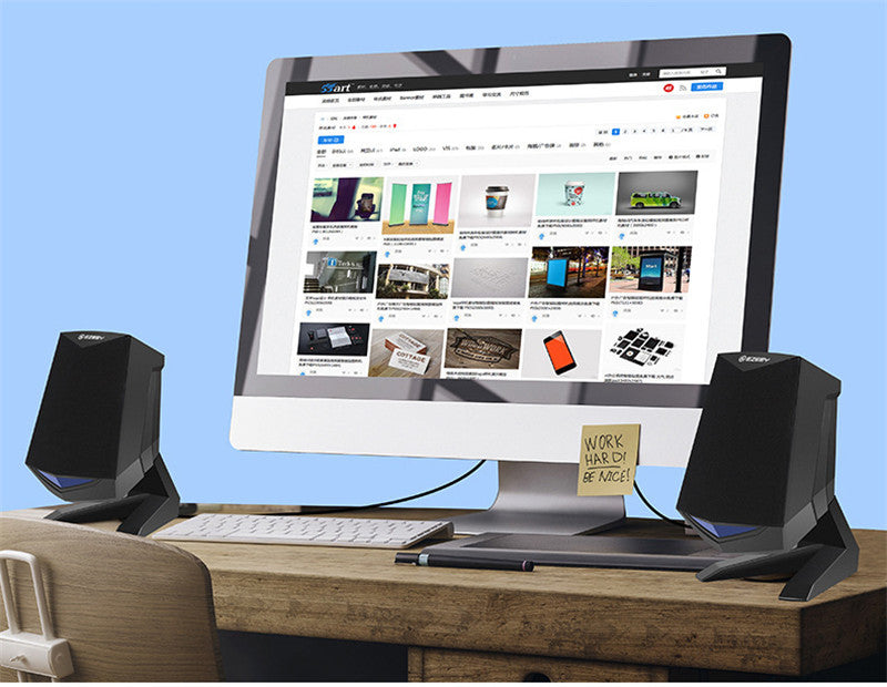 HKM-019923 2.1 Channel USB Computer Multimedia Speakers with Wireless Subwoofer