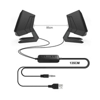 HKM-019923 2.1 Channel USB Computer Multimedia Speakers with Wireless Subwoofer