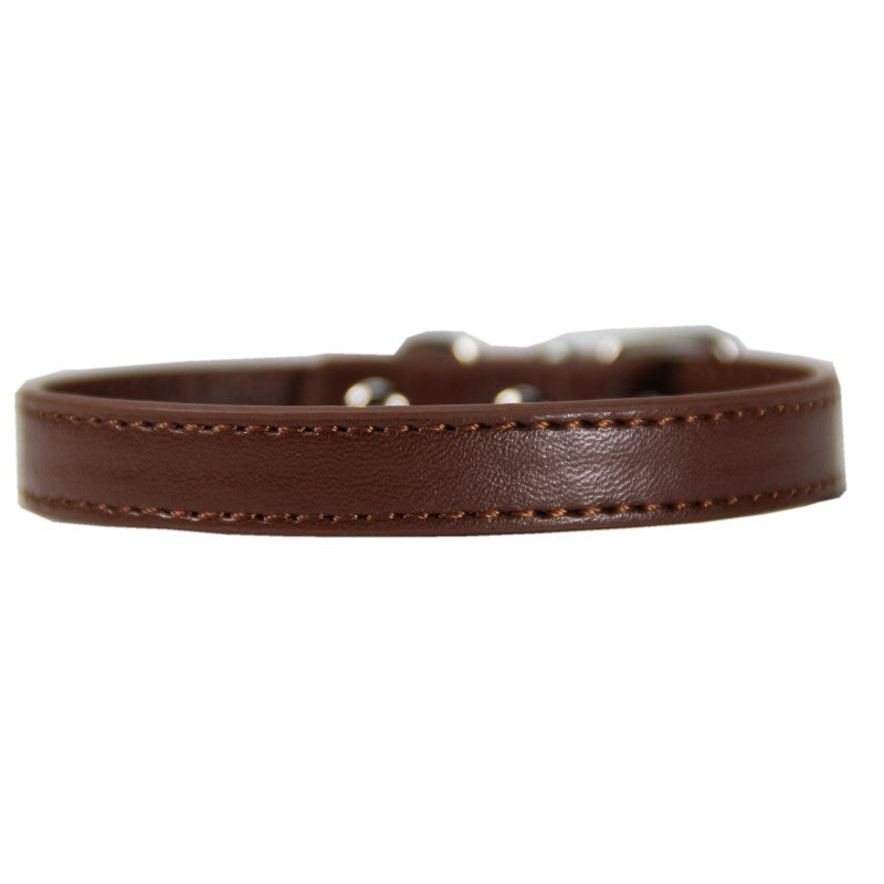 HKM-020051 Durable PU Pet Collar with Wire Buckle for Dogs and Cats