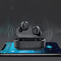 HKM-020115 True Wireless Bluetooth Headset with IPX4 Waterproof Rating and 10m Transmission Radius