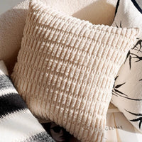 HKM-020179 Black and White Houndstooth and Checkerboard Decorative Pillow Collection, 45x45cm and 30x50cm Options