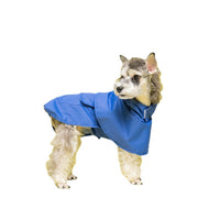 HKM-020179 Waterproof Cape-style Dog Raincoat in Blue, Purple, Yellow, and Green - Available in Sizes S to XXL