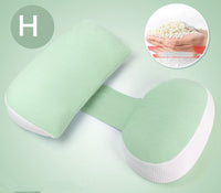 HKM-020371 U-Shaped Latex Waist Pillow for Side Sleep Support in Various Colors