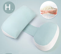 HKM-020371 U-Shaped Latex Waist Pillow for Side Sleep Support in Various Colors