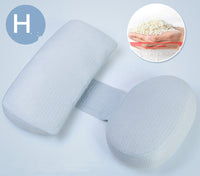 HKM-020371 U-Shaped Latex Waist Pillow for Side Sleep Support in Various Colors