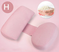 HKM-020371 U-Shaped Latex Waist Pillow for Side Sleep Support in Various Colors