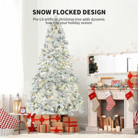 HKM-020499 PVC Christmas Tree Decoration for Window Display – Festive Snowfall Theme