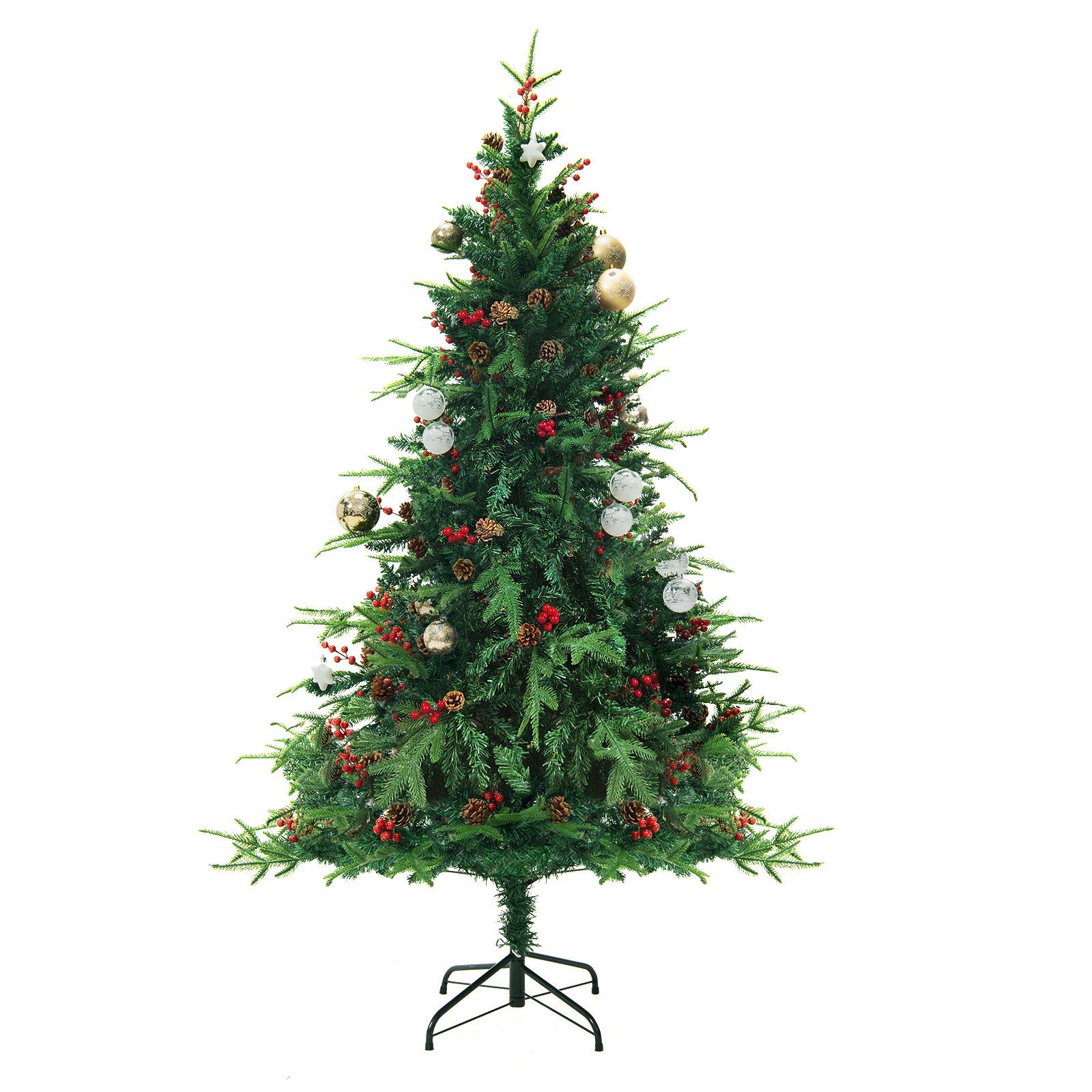 HKM-020499 PVC Christmas Tree Decoration for Window Display – Festive Snowfall Theme