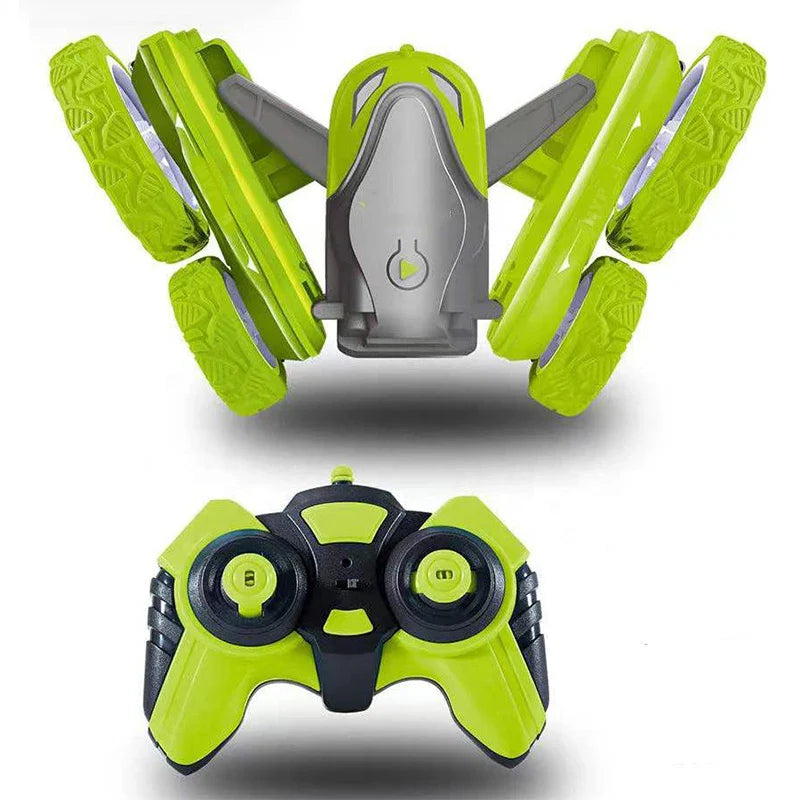 HKM-020627 2.4GHz Double-Sided Remote Control Stunt Car with Lights and Music - Indoor/Outdoor Fun for Ages 5 and Up