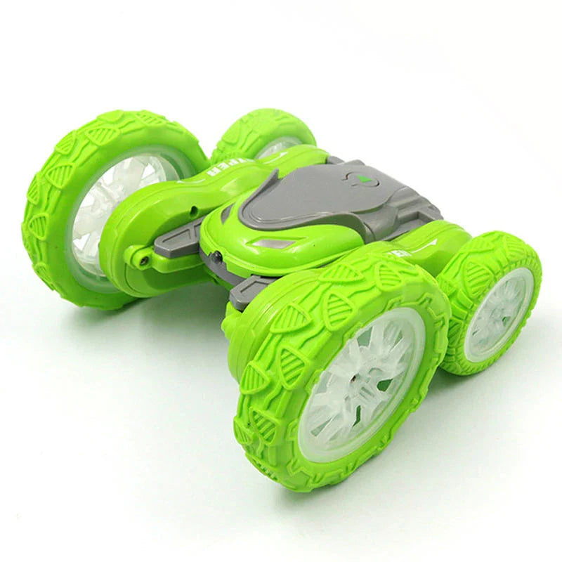HKM-020627 2.4GHz Double-Sided Remote Control Stunt Car with Lights and Music - Indoor/Outdoor Fun for Ages 5 and Up