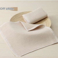 HKM-020627 Honeycomb Absorbent Cotton Face Towels - 3 Pack or 6 Pack in Various Colors