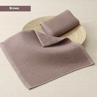 HKM-020627 Honeycomb Absorbent Cotton Face Towels - 3 Pack or 6 Pack in Various Colors