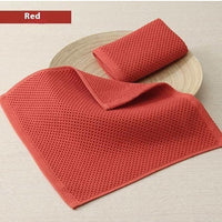 HKM-020627 Honeycomb Absorbent Cotton Face Towels - 3 Pack or 6 Pack in Various Colors