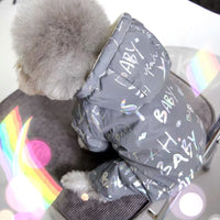 HKM-020691 Reflective Colorful Cotton Jacket for Dogs - Autumn and Winter Fashion Clothing