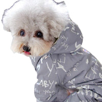 HKM-020691 Reflective Colorful Cotton Jacket for Dogs - Autumn and Winter Fashion Clothing