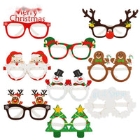 HKM-020819 3D Paper Christmas Glasses - Set of 9 Festive Laser Cut Design