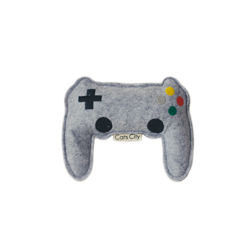 HKM-020819 Catnip Toy Felt Game Handle Funny Cat Artifact