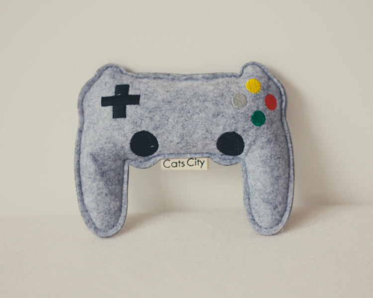 HKM-020819 Catnip Toy Felt Game Handle Funny Cat Artifact