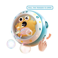 HKM-021011 Automatic Electric Crab Bubble Machine with Musical Sounds and Lights for Kids Ages 2-13