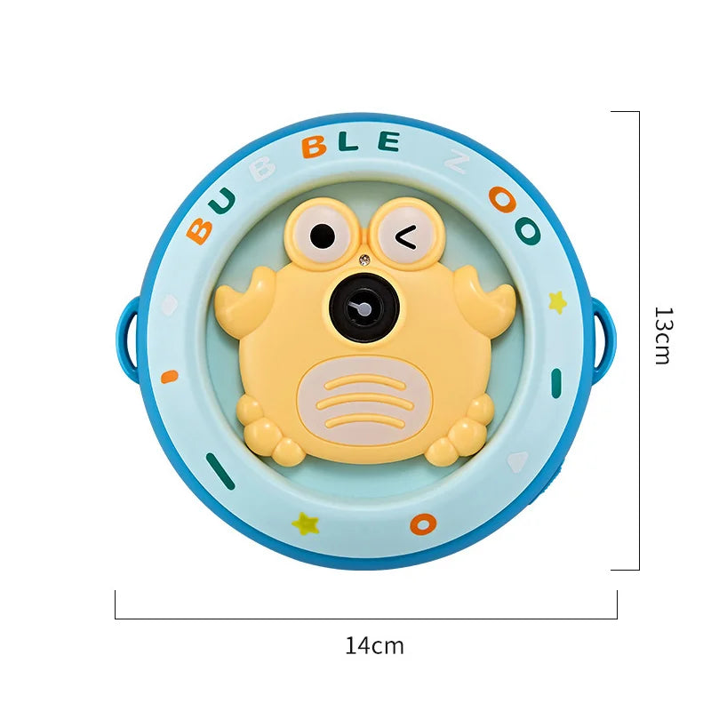 HKM-021011 Automatic Electric Crab Bubble Machine with Musical Sounds and Lights for Kids Ages 2-13