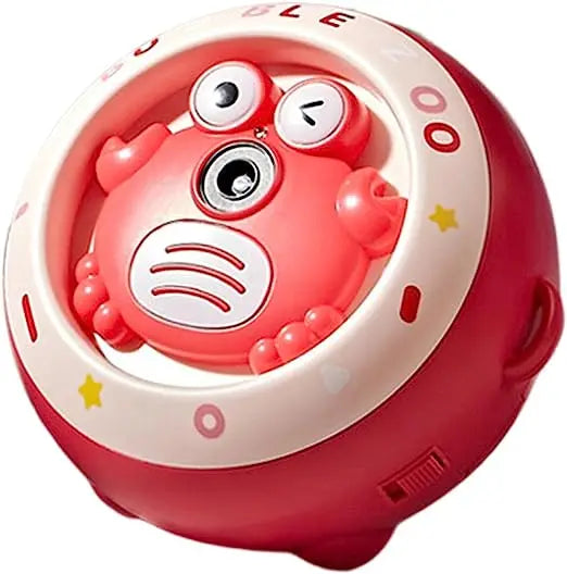 HKM-021011 Automatic Electric Crab Bubble Machine with Musical Sounds and Lights for Kids Ages 2-13