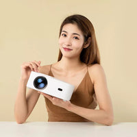 HKM-021075 Ultra HD 4K Portable Projector with Mobile Phone Connectivity - 5000 Lumens, 40-120 Inch Projection