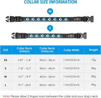 HKM-021203 7-Color USB Rechargeable LED Luminous Pet Collar for Dogs and Cats